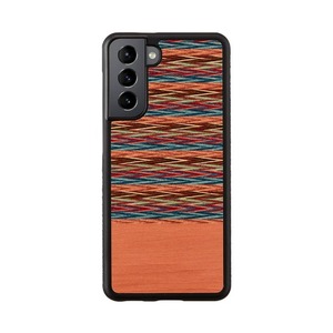 Galaxy S21 Series Wood Case Brownie Checkered