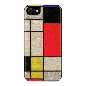 iPhone SE2 Embroidery case Mondrian