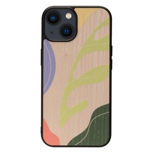 iPhone 14 Series Wood Case Botanic Touch 4