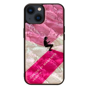 iPhone 14 Series Mother of Pearl Case Pink Glo