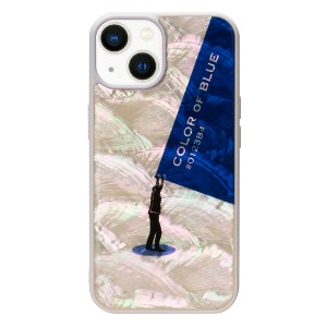 iPhone 14 Series Mother-of-pearl Case Royal Blue